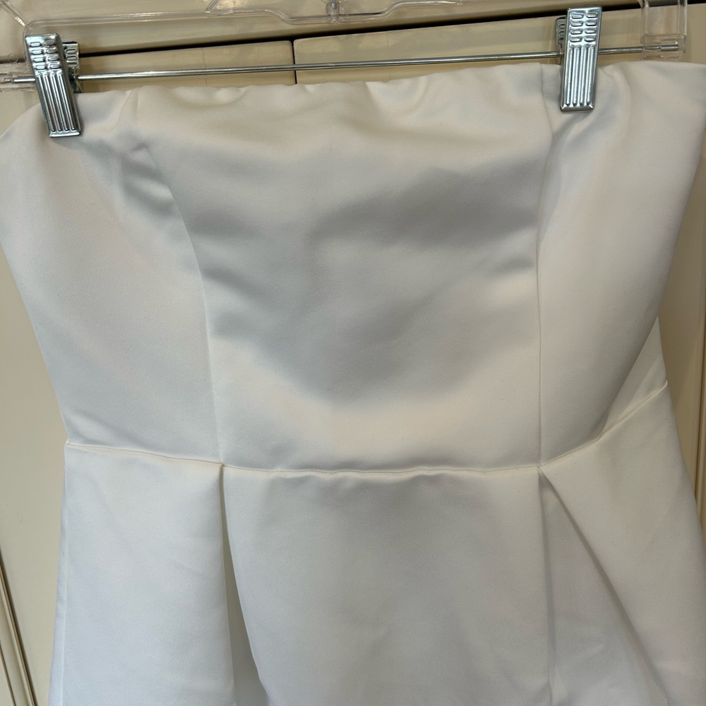 Princess Polly Strapless Cream Dress